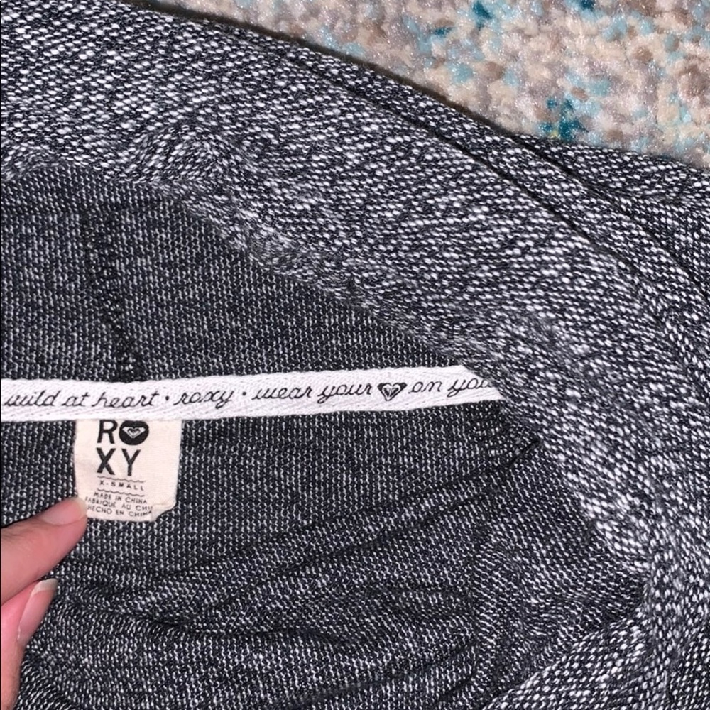 Cowl Neck Roxy Sweatshirt - Picture 3 of 4